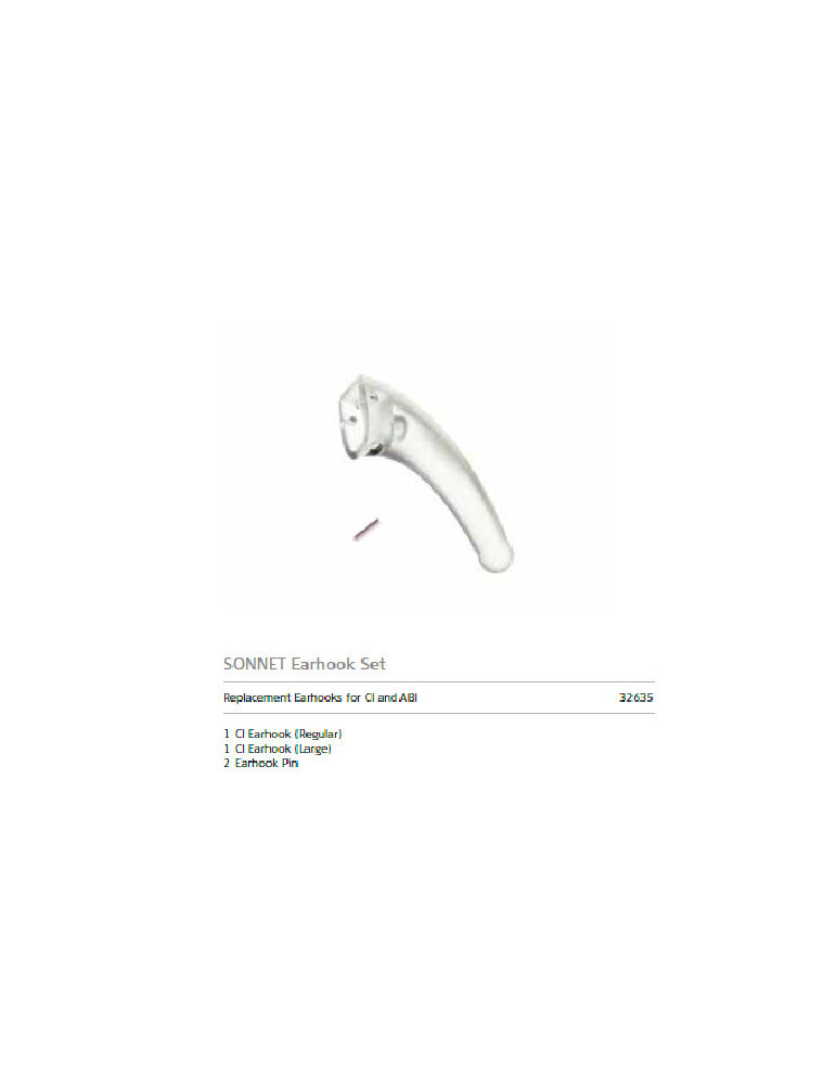 SONNET EARHOOK & PIN