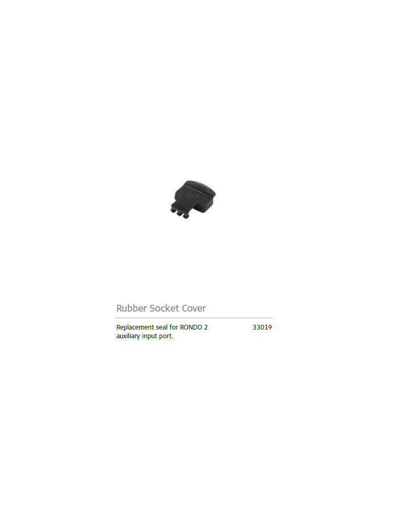 RONDO 2 - Rubber Socket Cover