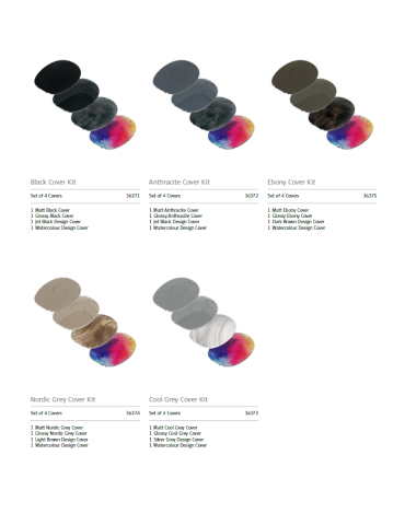 RONDO 2 MIX COVER (SET OF 4 MONOCHROME & DESIGN)