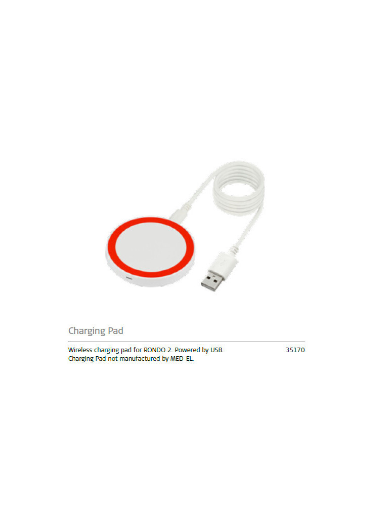 CHARGING PAD FOR RONDO 2 / MED-35170